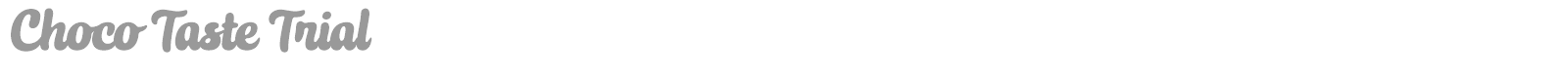 Choco Taste font preview